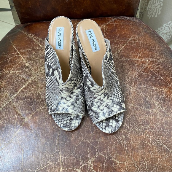 steve madden block heel mules
